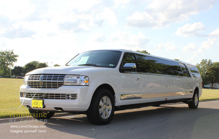 Chicago 14 passenger limo Lincoln Navigator cool car
