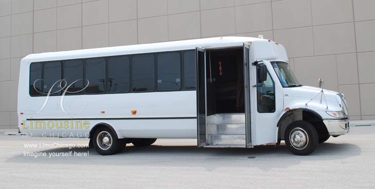 limo party bus for 30 people Chicago