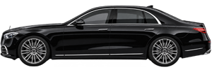 3 passenger Mercedes Benz s580 Sedan