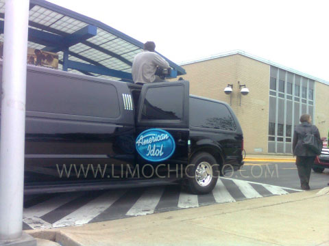 Haley Reinhart American Idol finalist used Limousine of Chicago during May 2011 visit