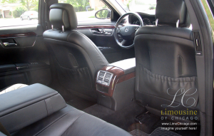 limo medcedes s550 interior