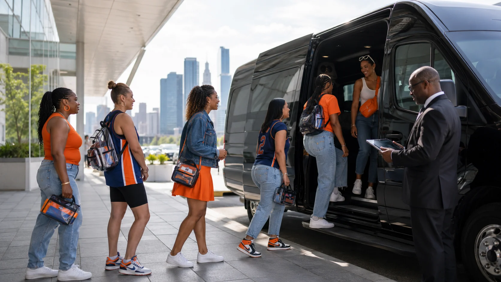 Group transportation between WNBA All-Star Weekend Chicago venues