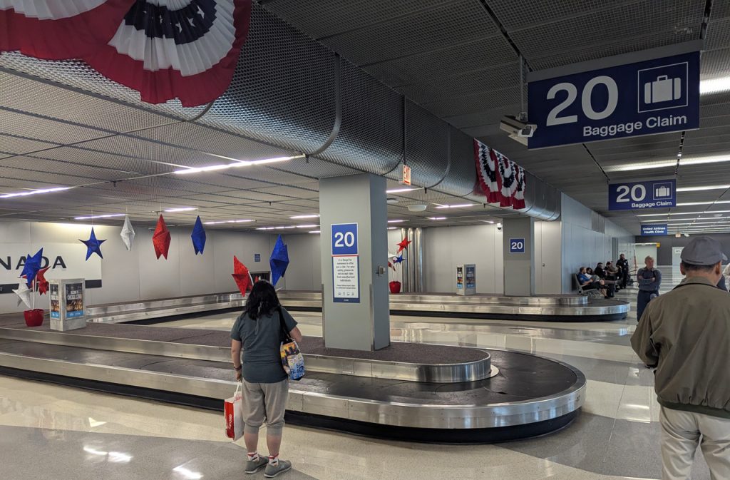 luggage claim 20 at O'Hare airport