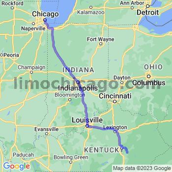 Limousine service to Chicago Loop
