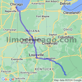 Limousine service to Chicago Loop