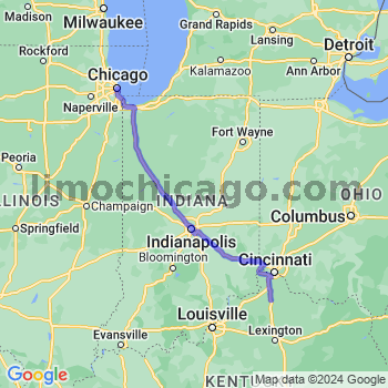 Limousine service to Chicago Loop
