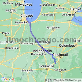 Limousine service to Chicago Loop
