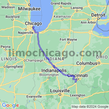 Limousine service to Chicago Loop