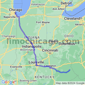 Limousine service to Chicago Loop