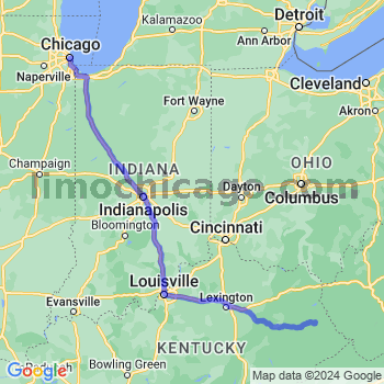 Limousine service to Chicago Loop