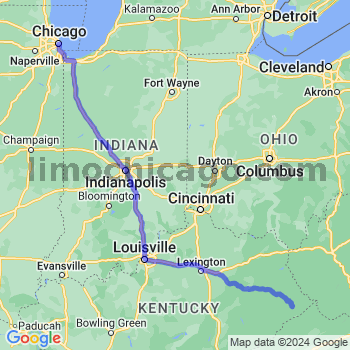 Limousine service to Chicago Loop