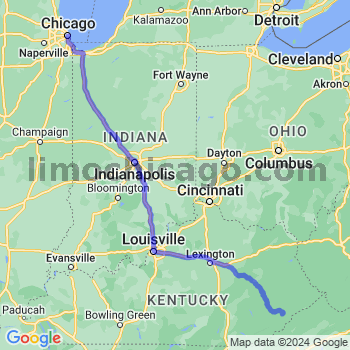 Limousine service to Chicago Loop