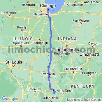 Limousine service to Chicago Loop