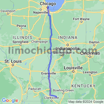 Limousine service to Chicago Loop