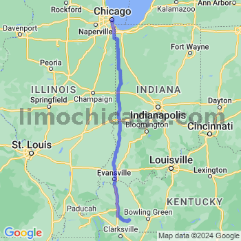 Limousine service to Chicago Loop