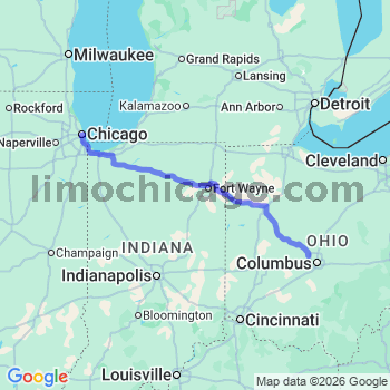 Limousine service to Chicago Loop