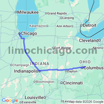 Limousine service to Chicago Loop