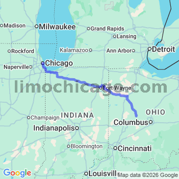 Limousine service to Chicago Loop