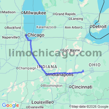 Limousine service to Chicago Loop