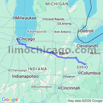 Limousine service to Chicago Loop