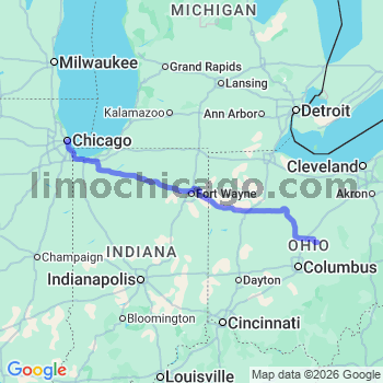 Limousine service to Chicago Loop
