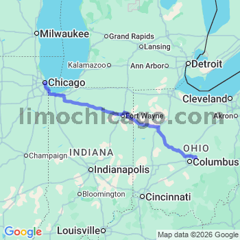 Limousine service to Chicago Loop