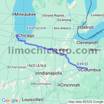 Limousine service to Chicago Loop