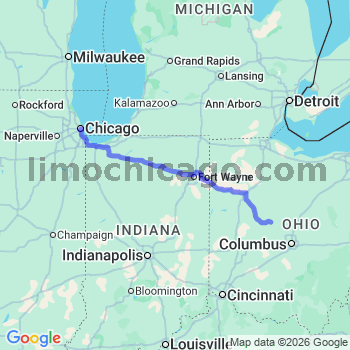 Limousine service to Chicago Loop