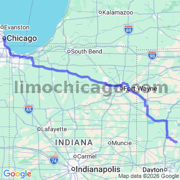 Limousine service to Chicago Loop