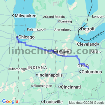 Limousine service to Chicago Loop