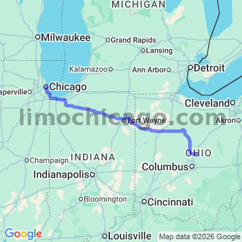 Limousine service to Chicago Loop