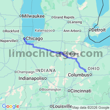 Limousine service to Chicago Loop