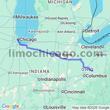 Limousine service to Chicago Loop