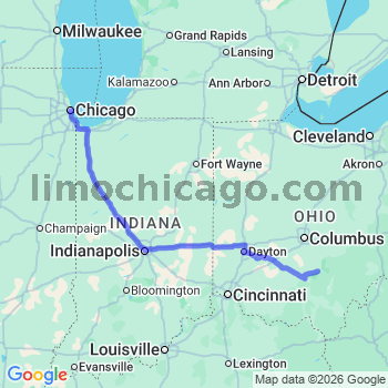Limousine service to Chicago Loop