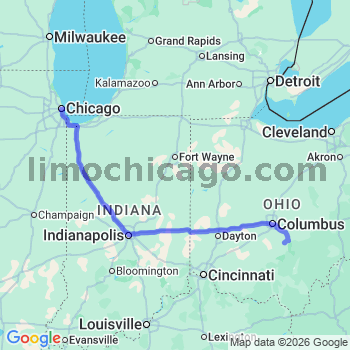 Limousine service to Chicago Loop