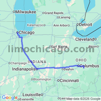 Limousine service to Chicago Loop