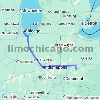 Limousine service to Chicago Loop