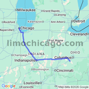 Limousine service to Chicago Loop