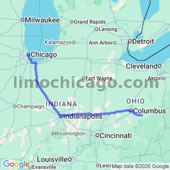 Limousine service to Chicago Loop