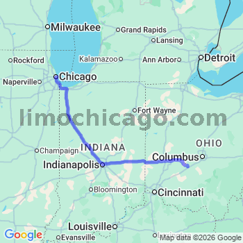 Limousine service to Chicago Loop