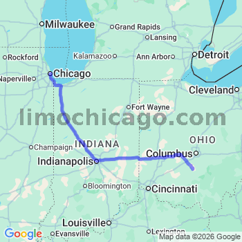 Limousine service to Chicago Loop