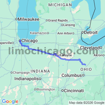Limousine service to Chicago Loop