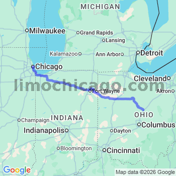 Limousine service to Chicago Loop