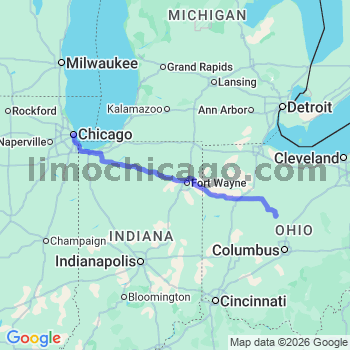Limousine service to Chicago Loop