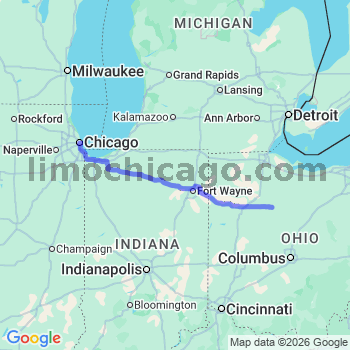 Limousine service to Chicago Loop