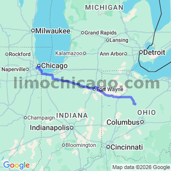 Limousine service to Midway airport (MDW)