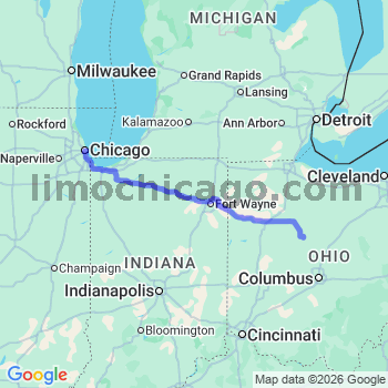 Limousine service to Chicago Loop