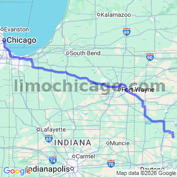 Limousine service to Chicago Loop