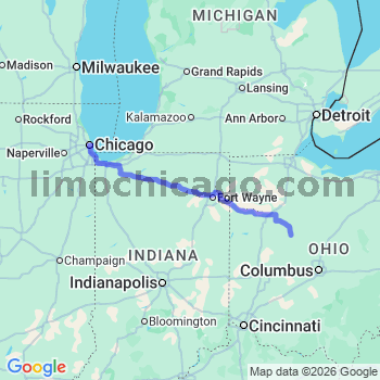 Limousine service to Chicago Loop