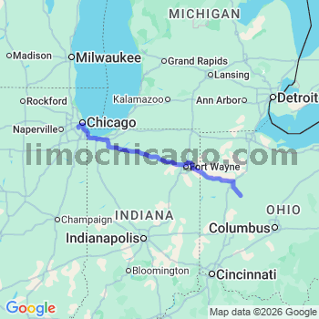 Limousine service to Midway airport (MDW)